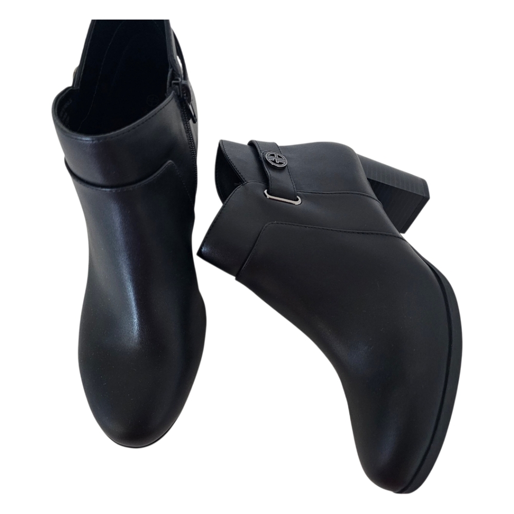 Giani Bernini Black Ankle Boots –‎ Size 8.5M – Memory Foam Comfort